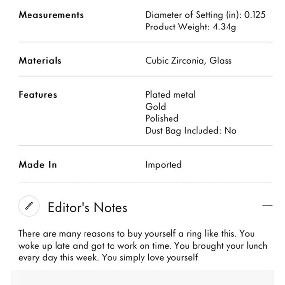 $109 Kate Spade What a Catch Ring - Picture 5 of 7